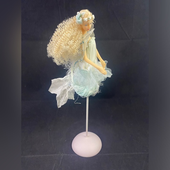 GANZ  Fairy Doll Figurine with Stand Curly Hair - Picture 3 of 7